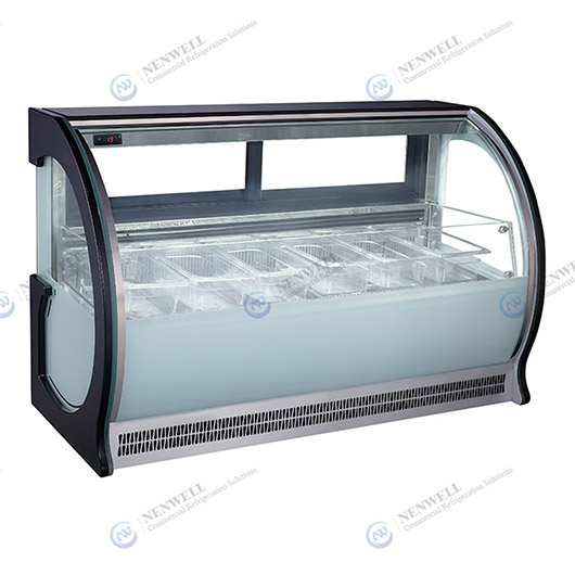 small ice cream dipping cabinet